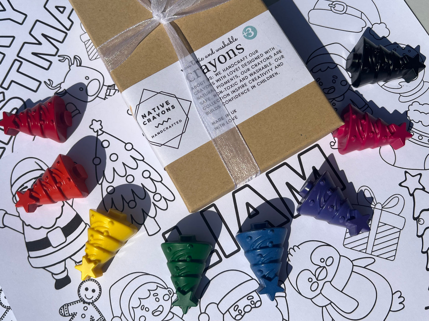 Christmas Trees Crayon Set