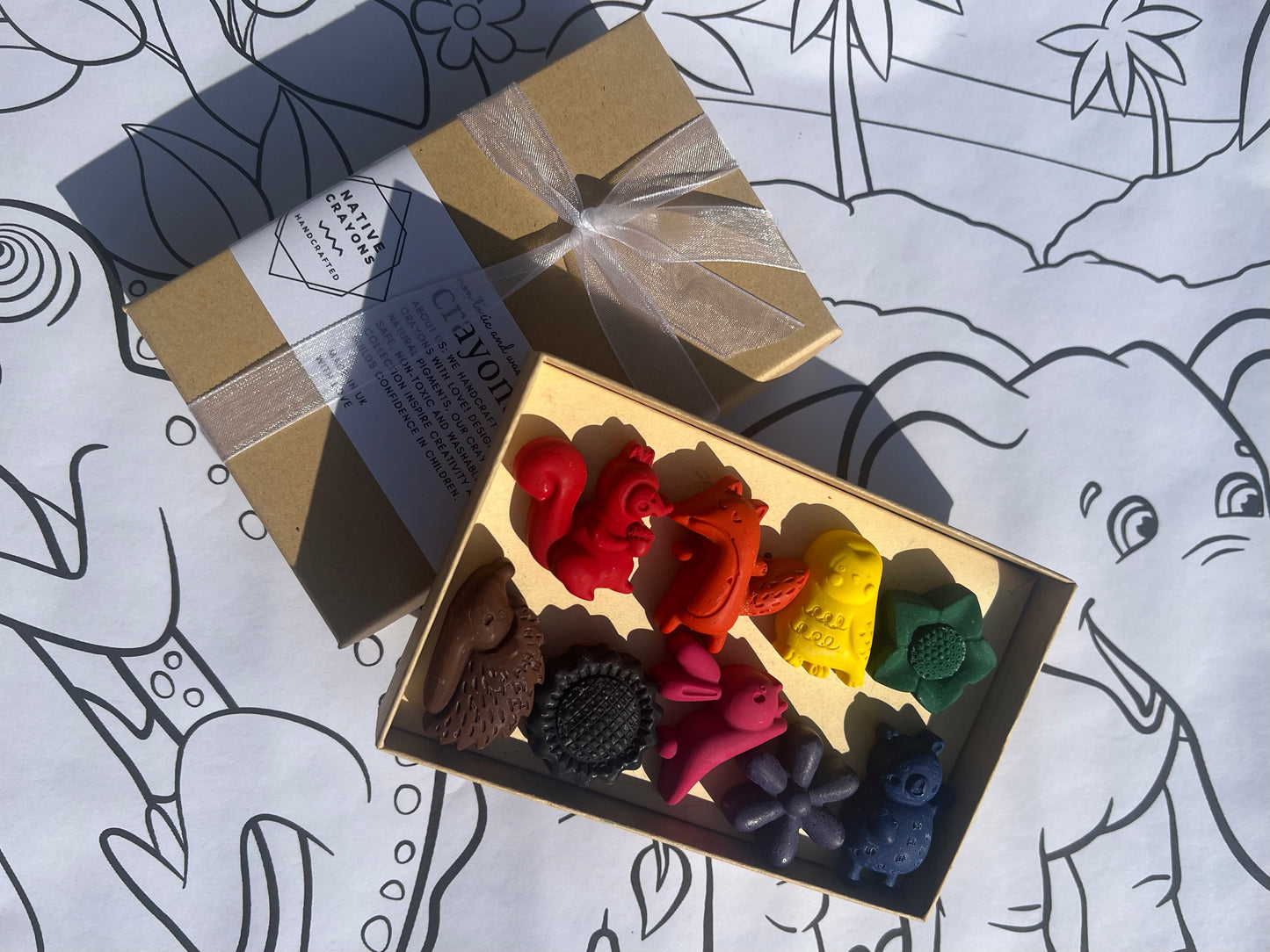 Woodland Animal Crayon Set