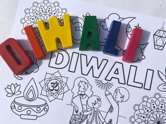 Diwali Gift for Kids Personalised Crayon Set