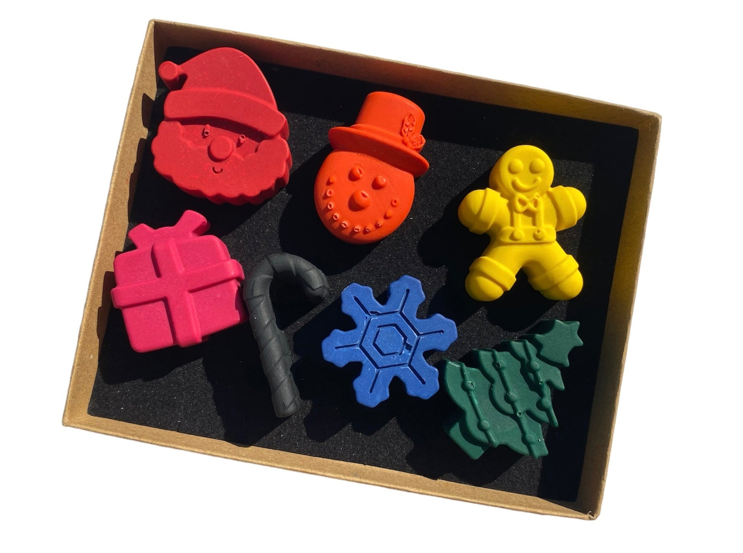 Christmas Crayons Set and Personalised Colouring page - Native Crayons