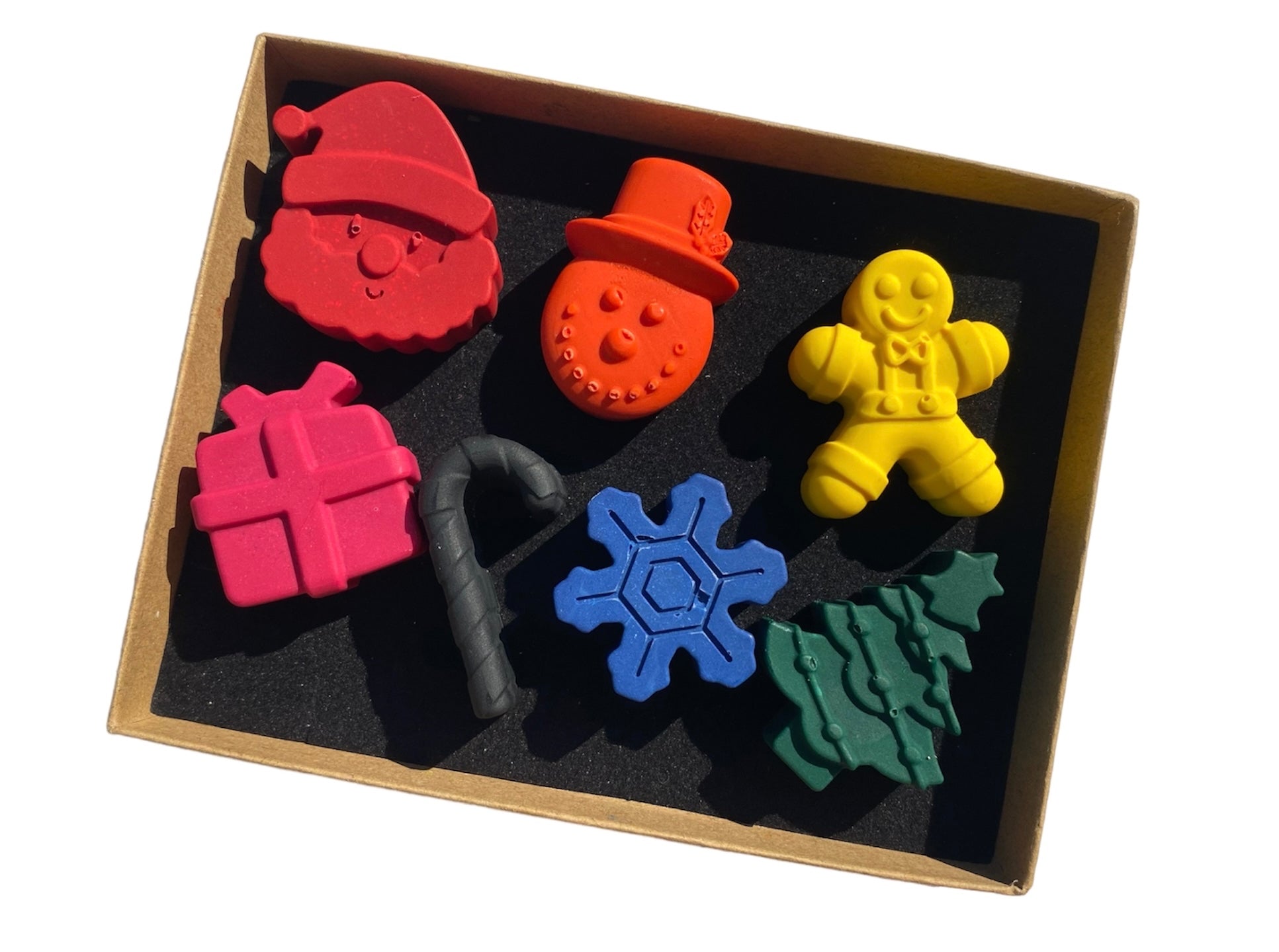 Christmas Crayons Set and Personalised Colouring page - Native Crayons