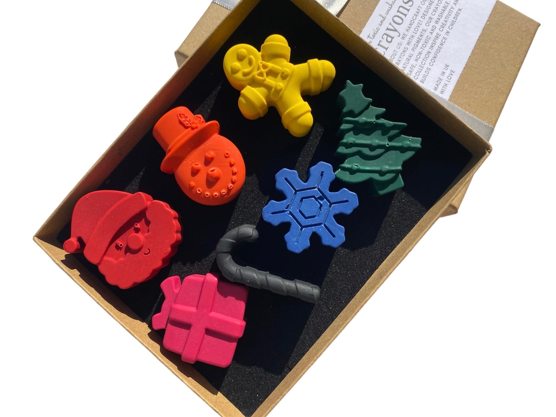 Christmas Crayons Set and Personalised Colouring page - Native Crayons