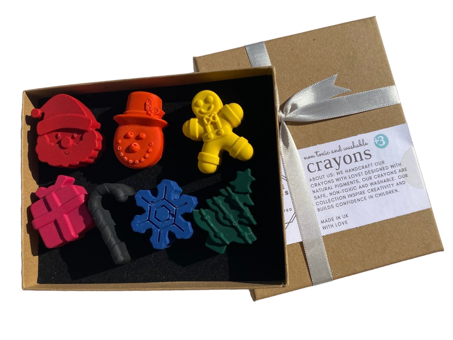 Christmas Crayons Set and Personalised Colouring page - Native Crayons