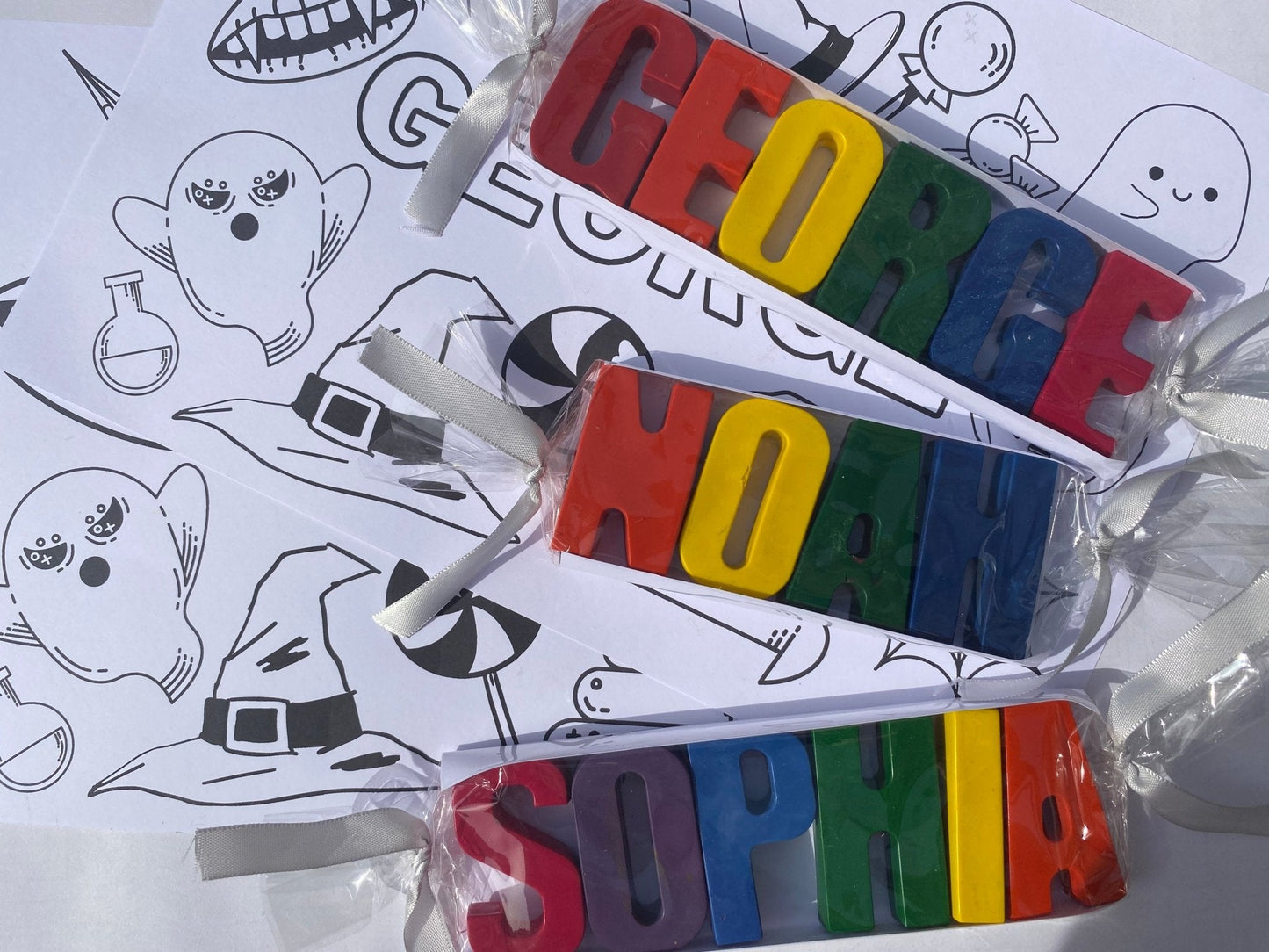 Halloween Personalised Name Crayons - Native Crayons