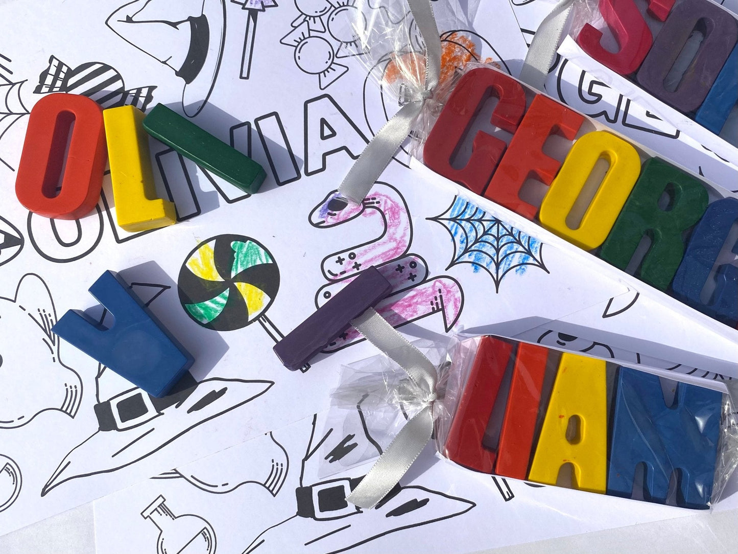 Halloween Personalised Name Crayons - Native Crayons