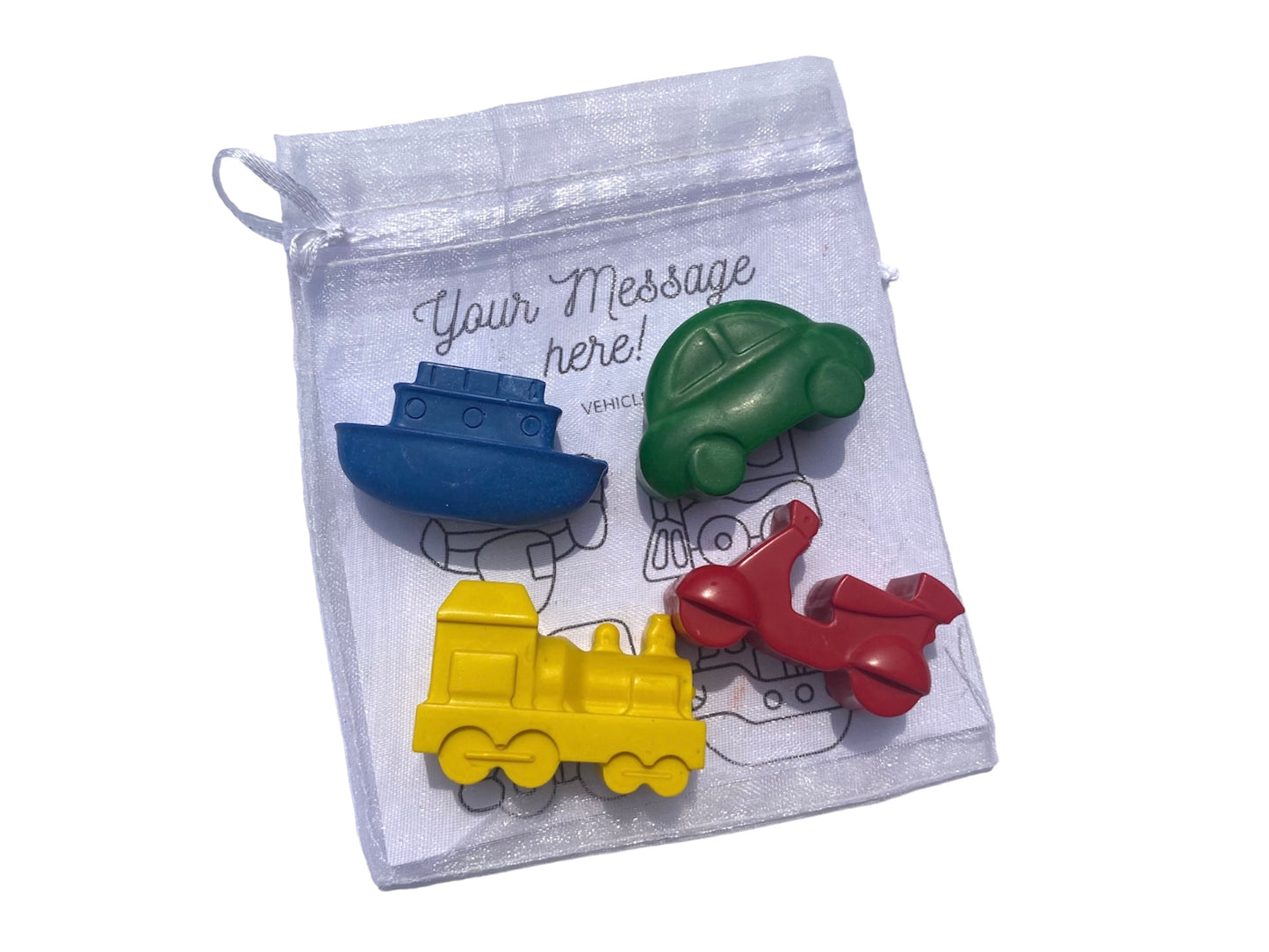 Vehicles Party bag fillers Crayons