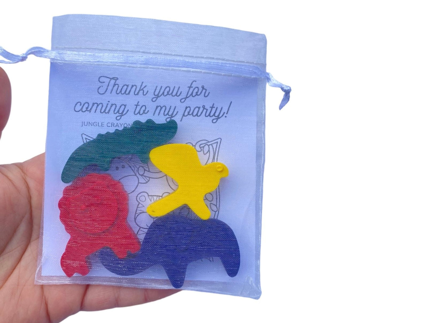 Jungle party favours crayons - Native Crayons