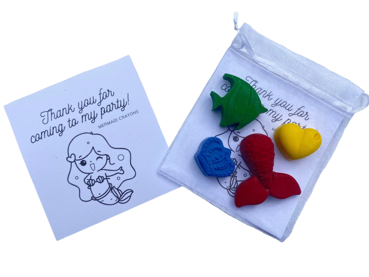 Mermaid Party bag fillers Crayons - Native Crayons