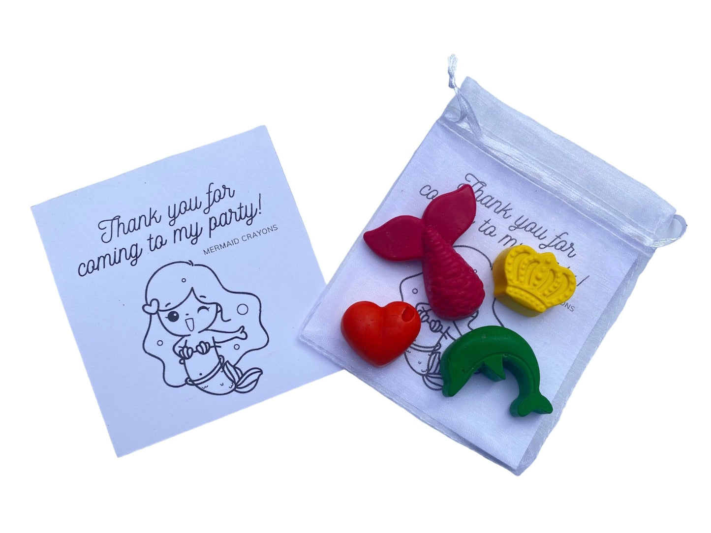 Mermaid Party bag fillers Crayons - Native Crayons
