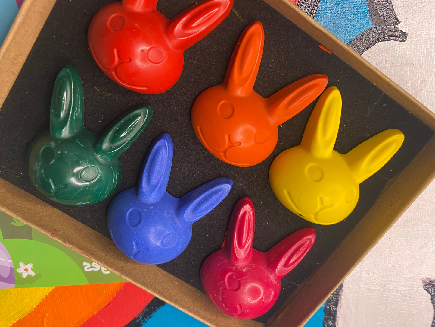Easter Bunnies Crayon set