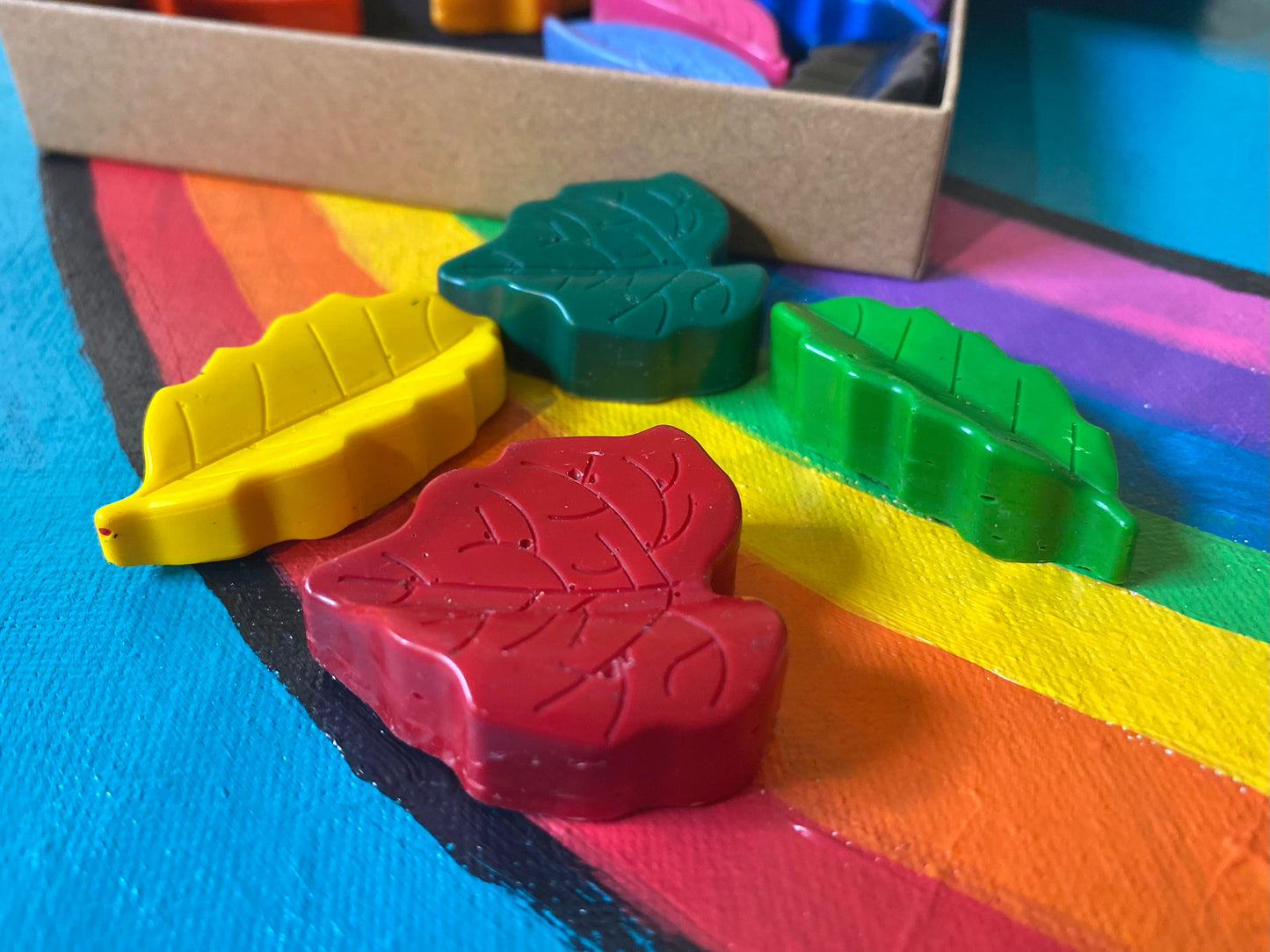 Leaves Crayon Set