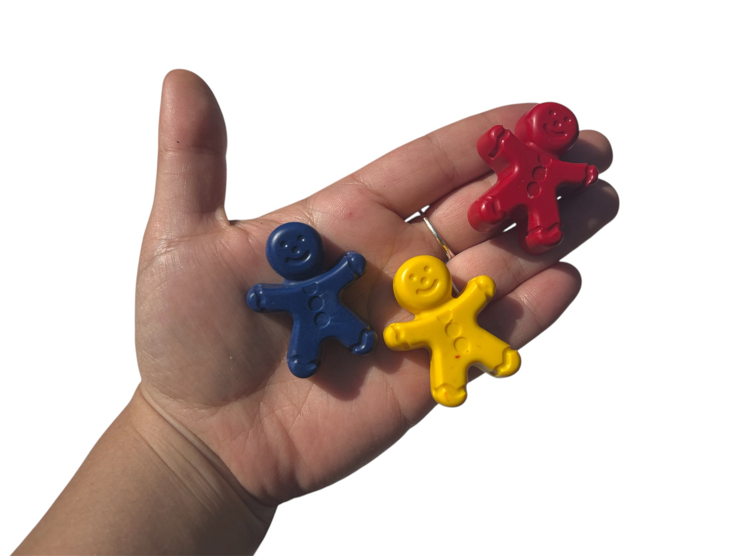 Gingerbread man Christmas Crayon Set