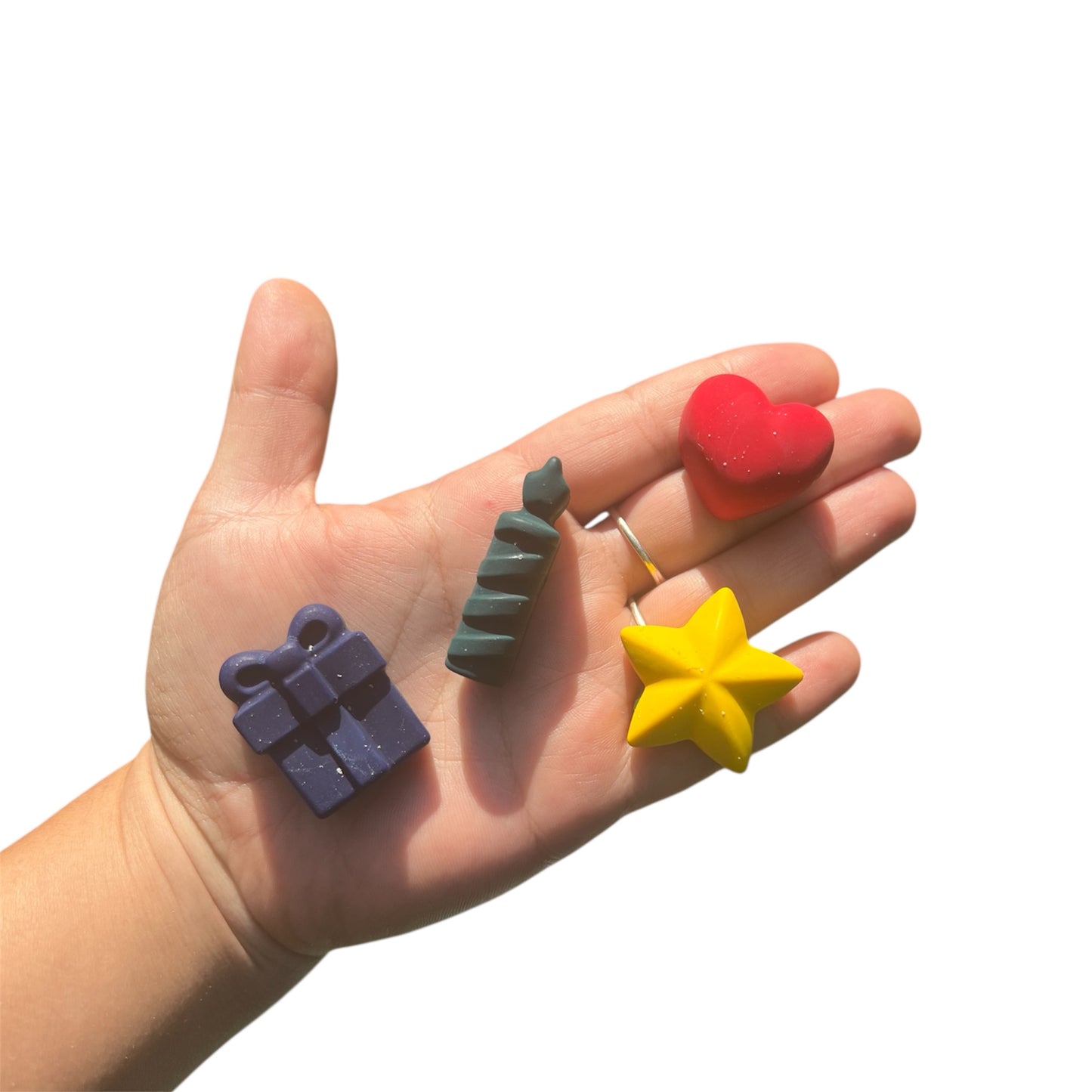 Birthday Crayons party favours with personalised colouring card for Kids