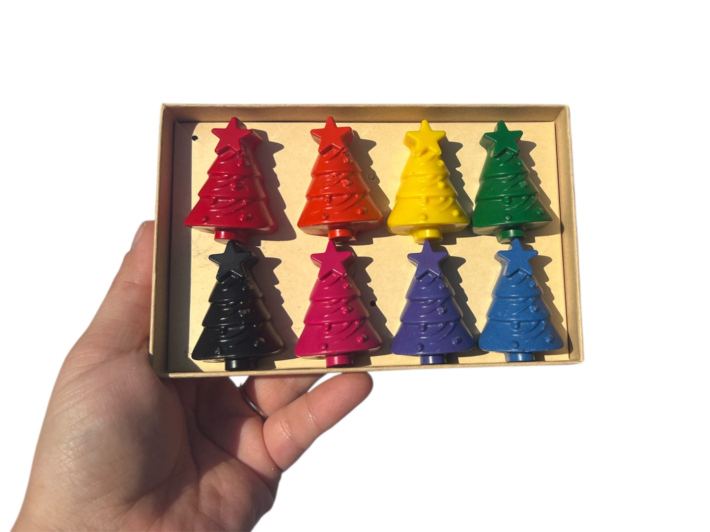 Christmas Trees Crayon Set