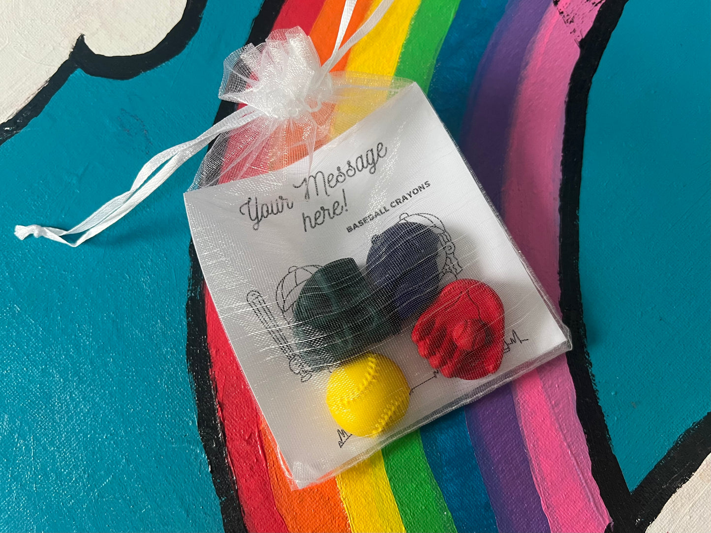 Baseball Crayons Party bag