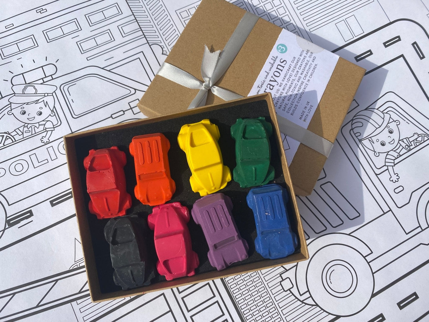 Handmade Car Crayons Set - Native Crayons