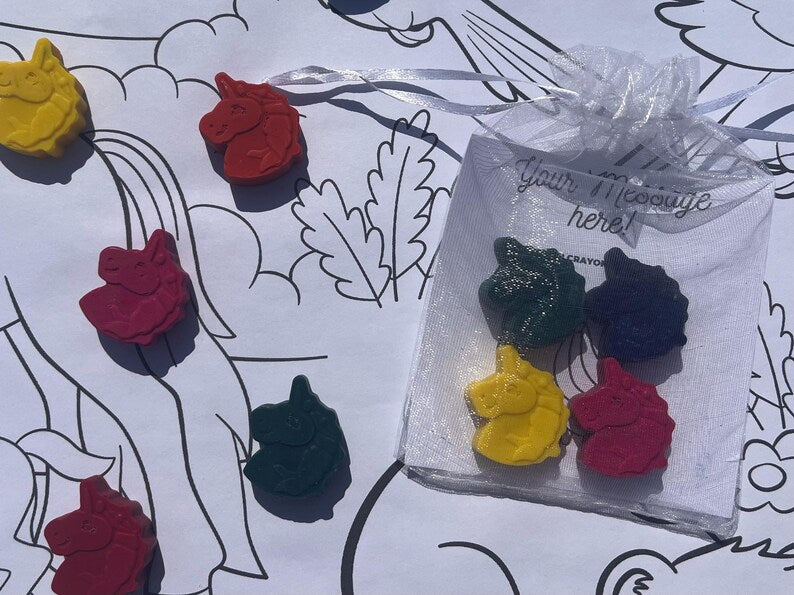 Unicorn Party Bag fillers Crayons