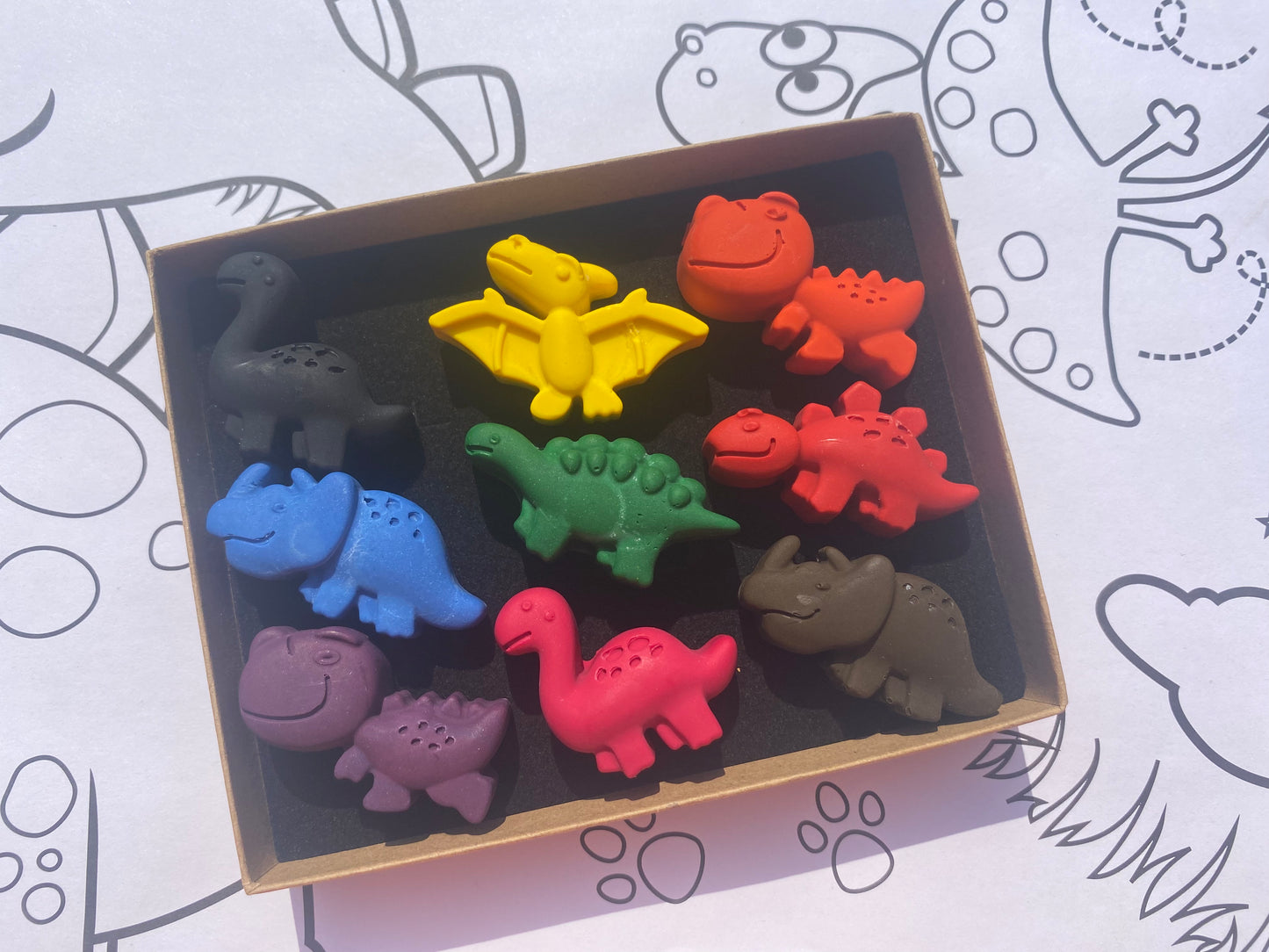 Dinosaur Gift Set of Crayons